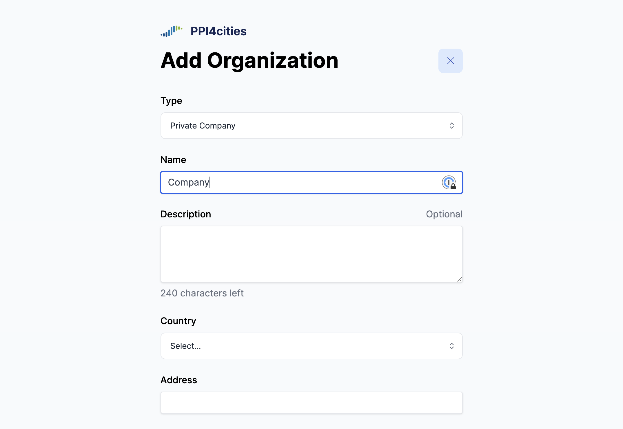 Enter your Company name