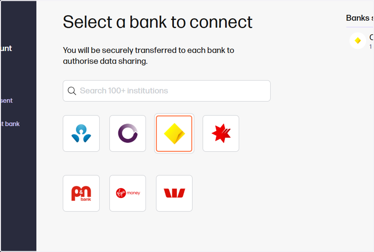 Add your accounts