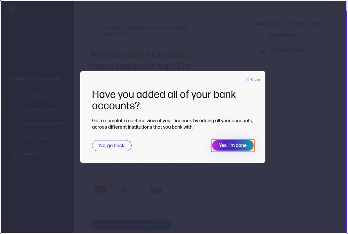 Click: Yes, I'm done