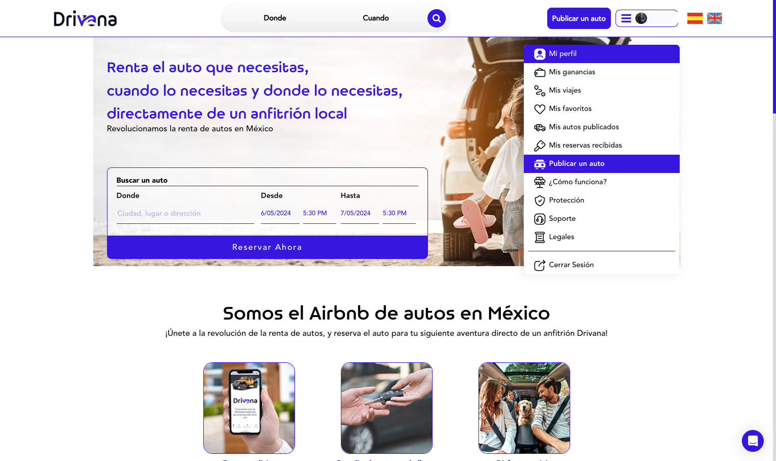 Clic en Mi perfil
