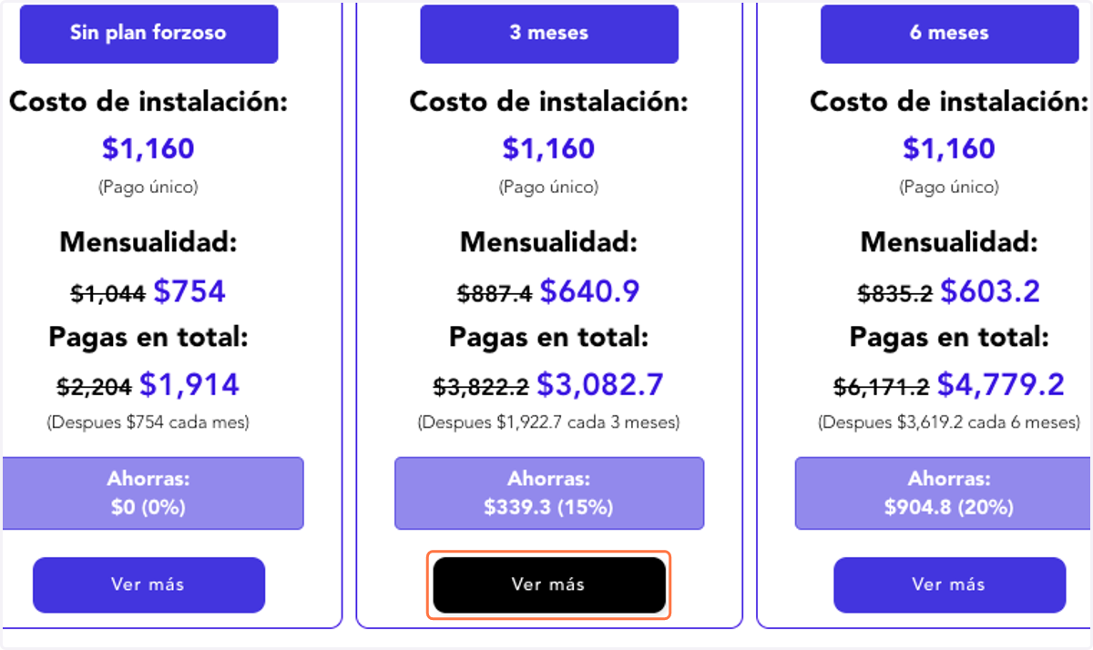 Selecciona un plan