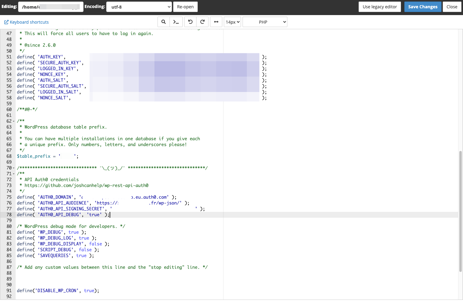 Paste text area