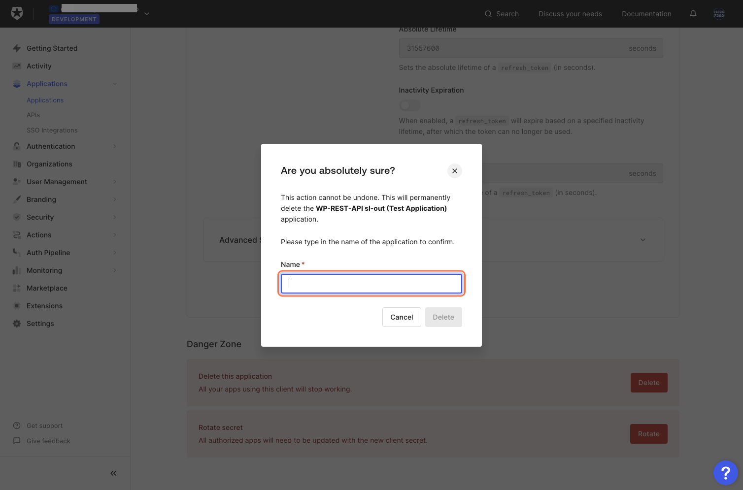 Click on dialog
