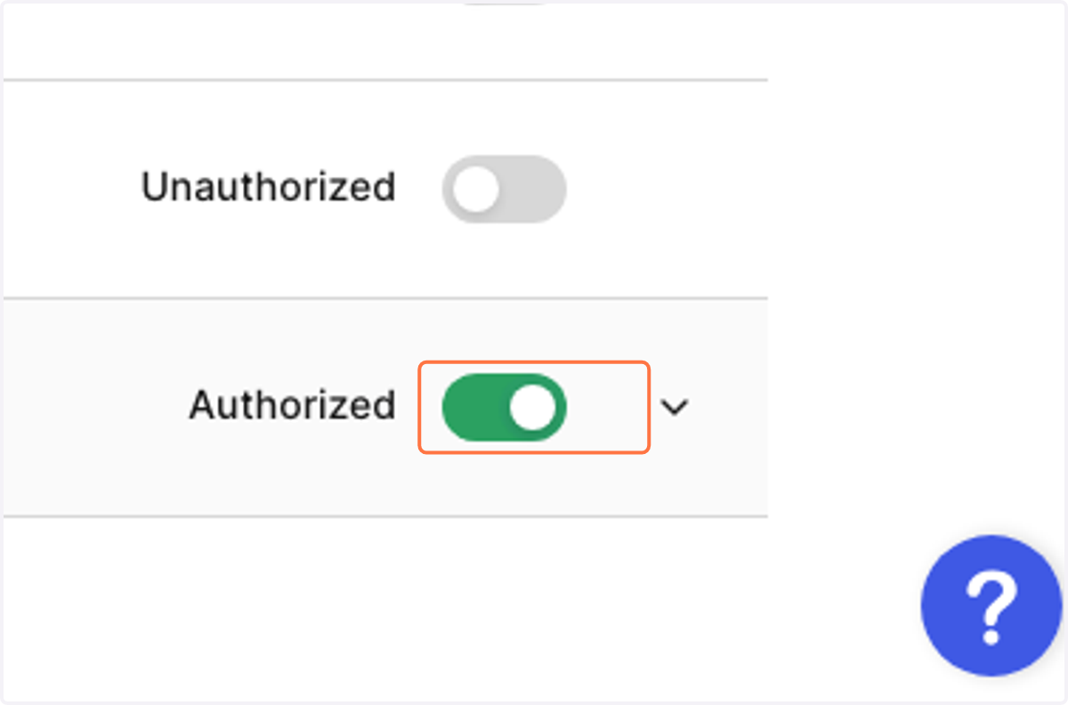 Check Authorized