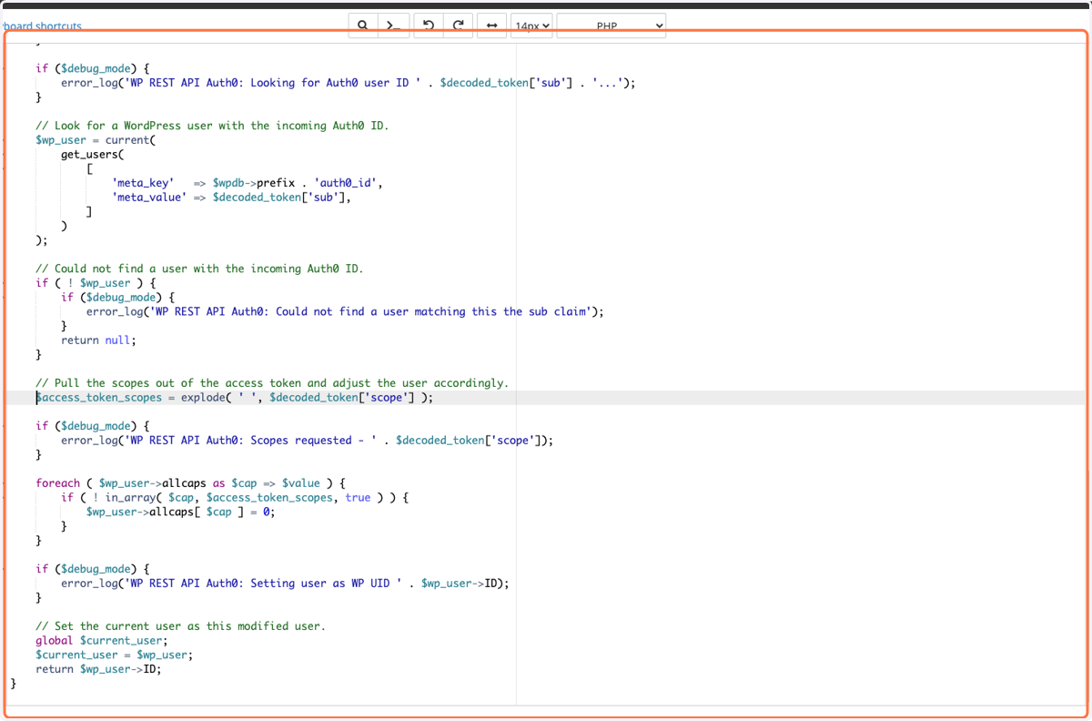 Go to ~/wp-content/plugins/wp-rest-api-auth0-main/src and comment lines 108 to 118 of the "wp-rest-api-auth0.php" file