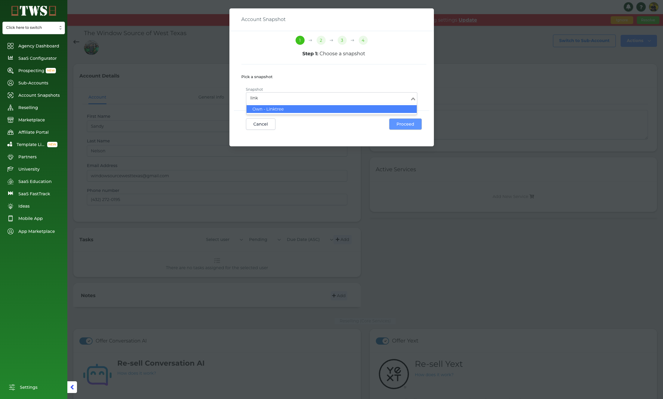 Click on Own - Linktree