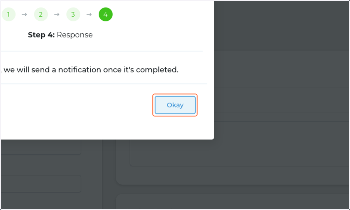 Click on Okay