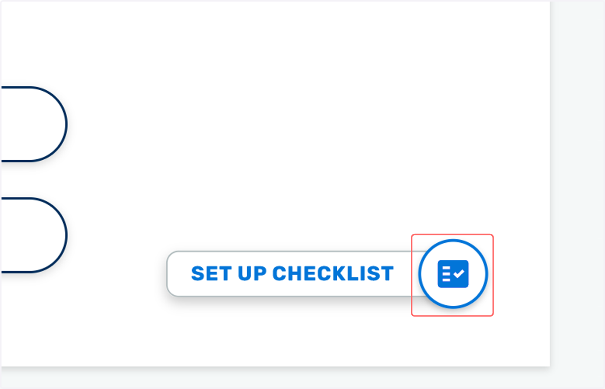 Click on Set Up Checklist