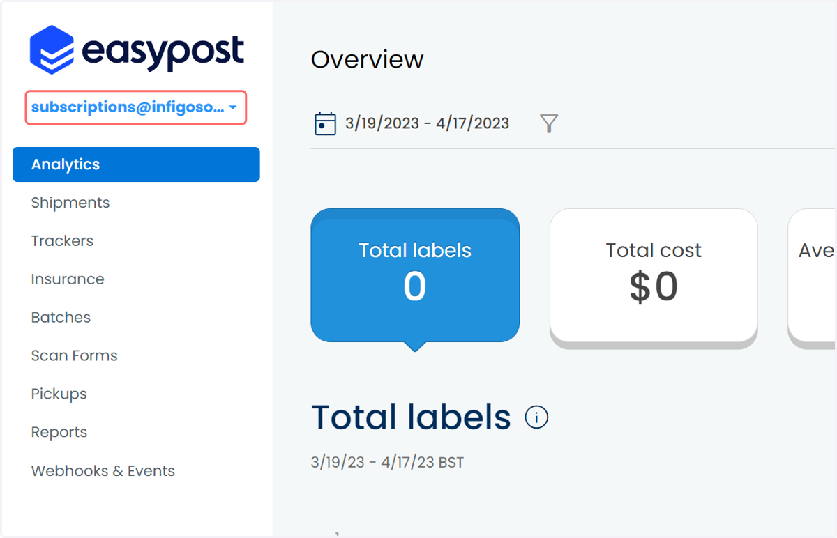 Link carrier accounts