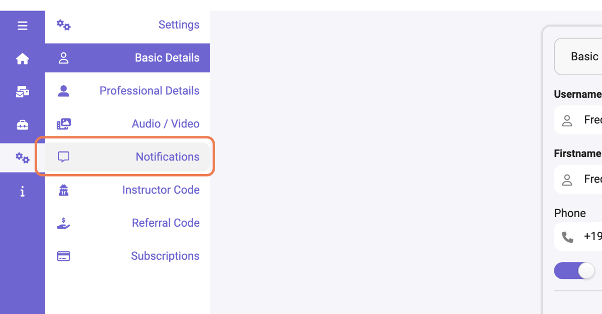 Four Notifications Notifications