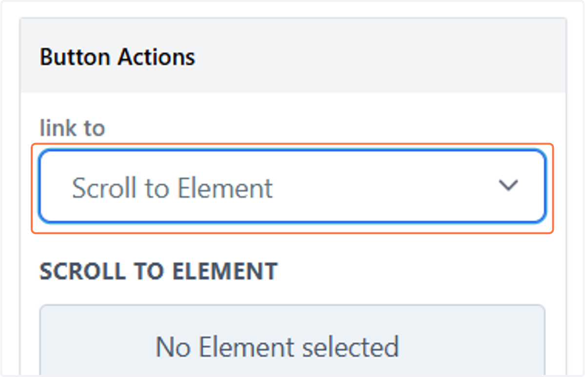 In General, scroll to the bottom and select “Scroll to Element”