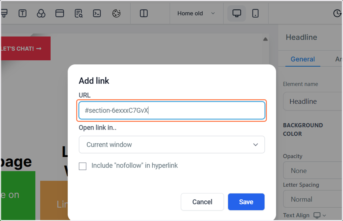 Paste the code you just copied