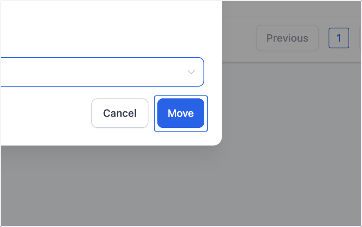 Click on Move