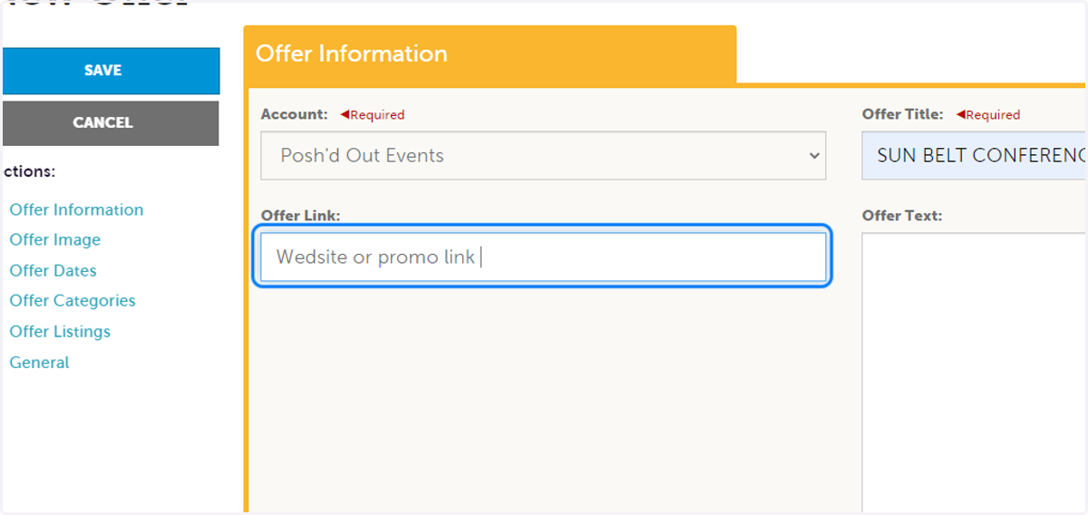 Type your website or promo link if you have one!