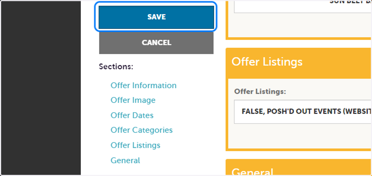 Click on Save