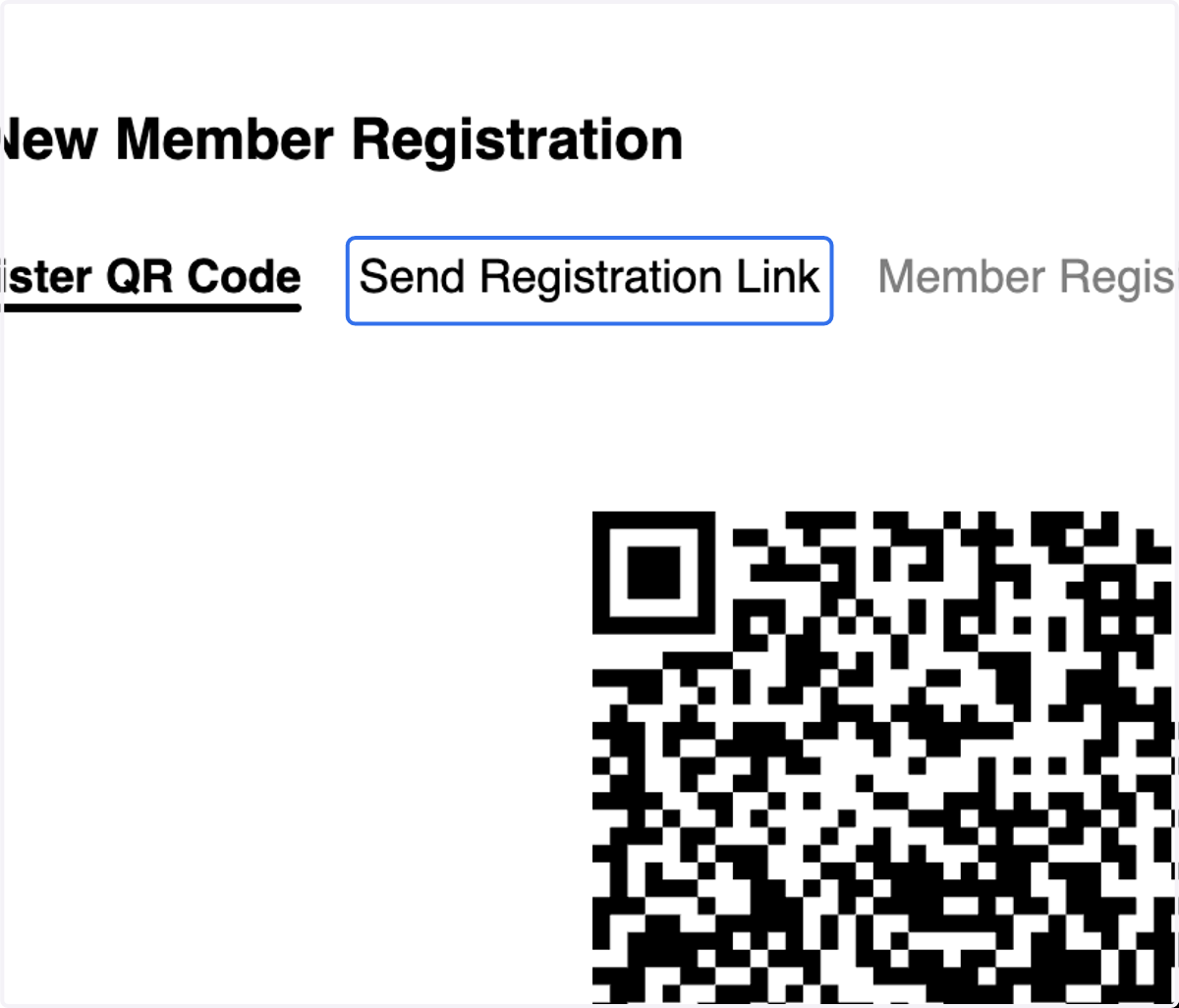 Method 2: Click on Send Registration Link tab