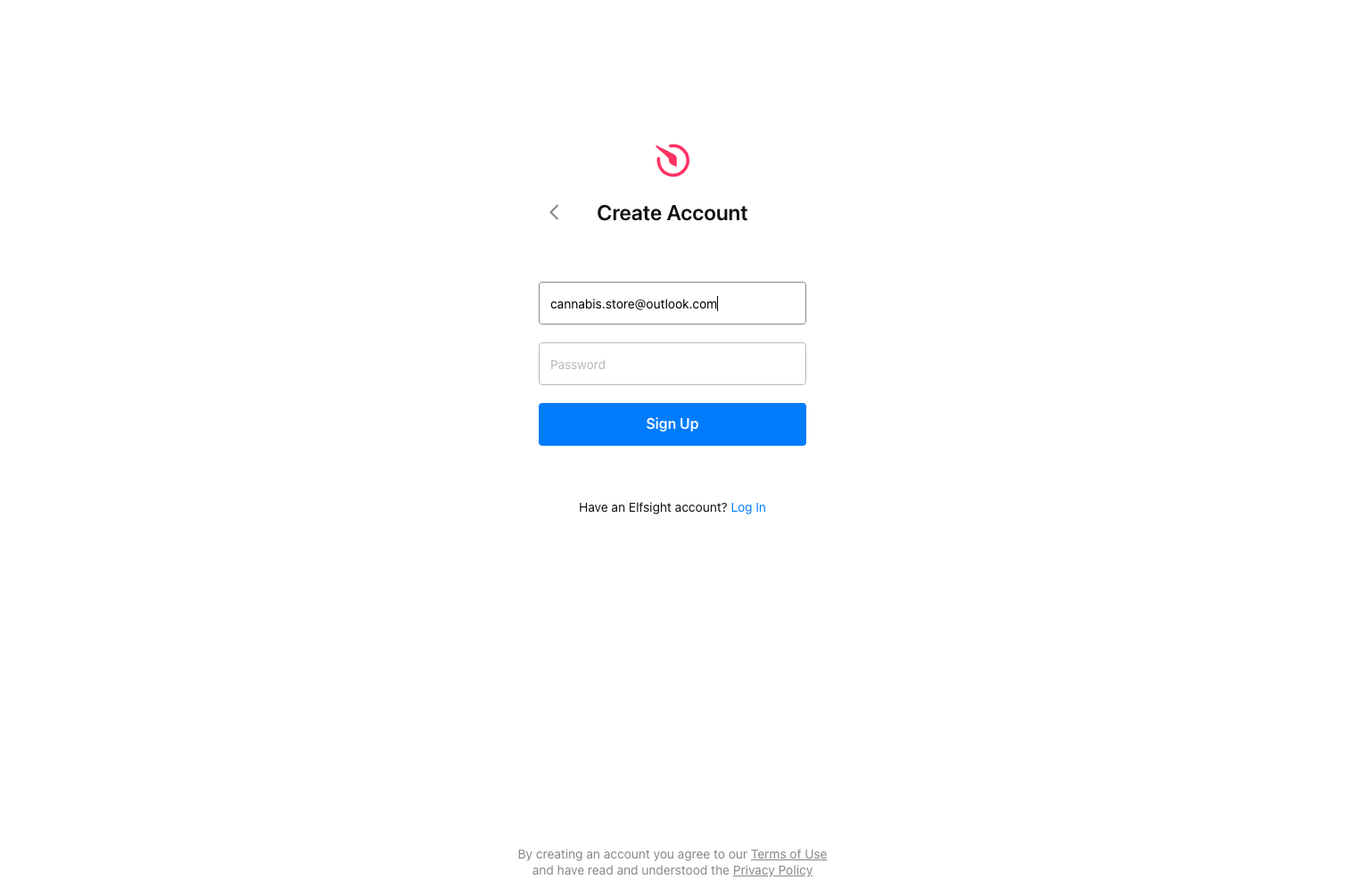 Type in your Email Address