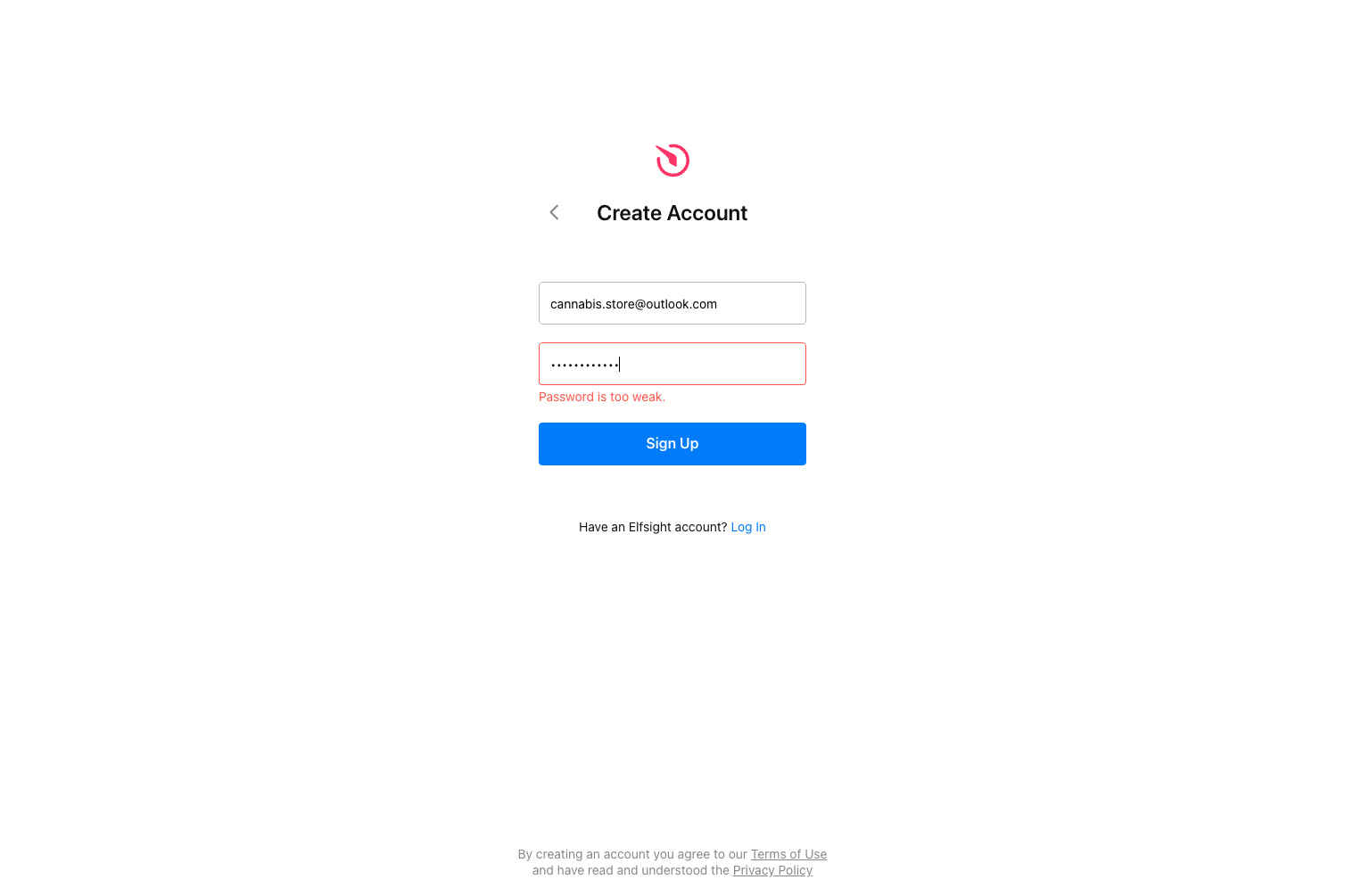 Type in a new Password