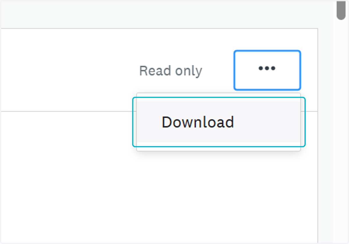 Click on Download