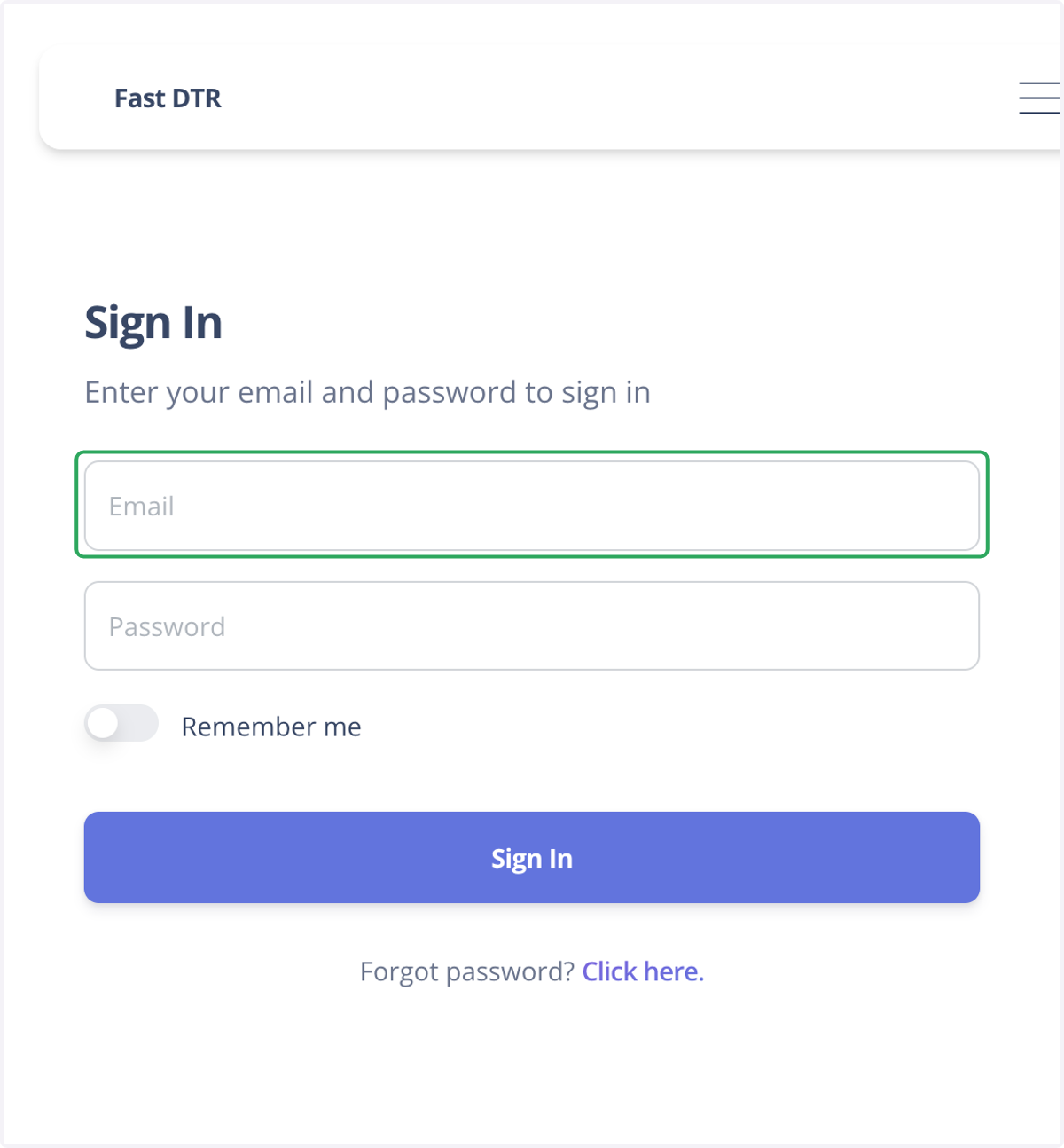 Input your Bruntwork Email