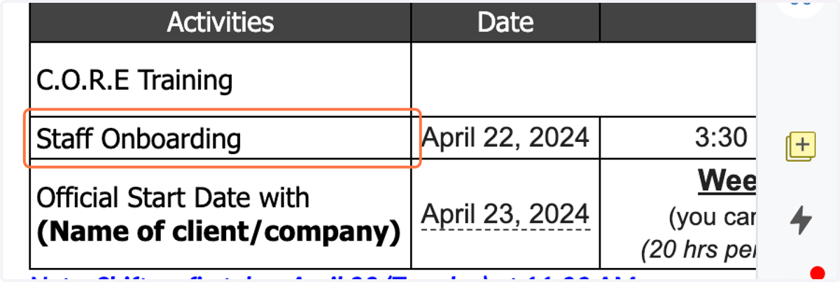 Step 8 - Attend your Staff Onboarding Call with your Staff Services Partner Go back to your Welcome Email and click the zoom link provided so you can join the class.