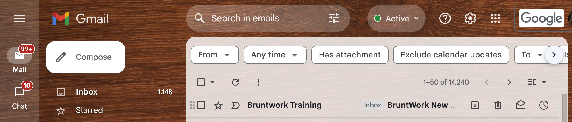 You should receive your Bruntwork New Hire Orientation email