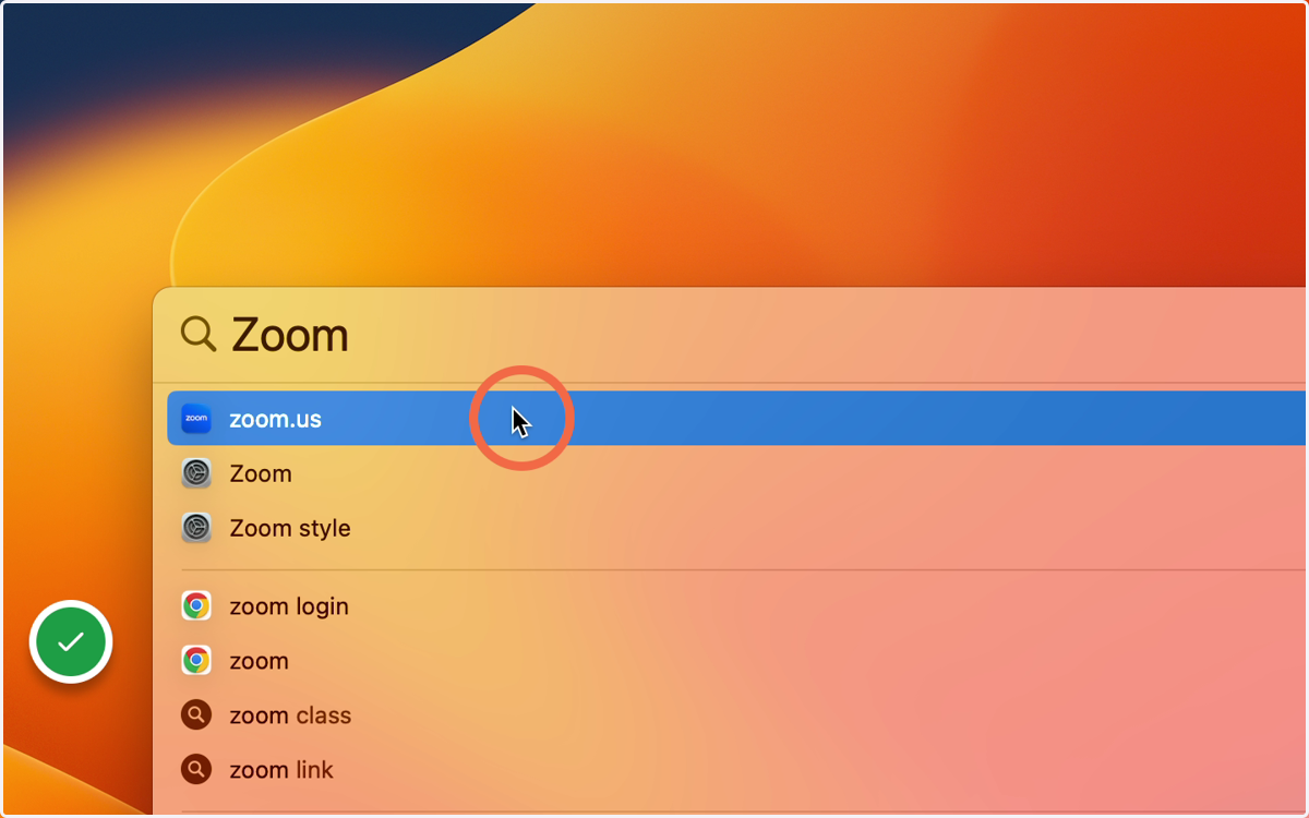Open Zoom on your Computer
