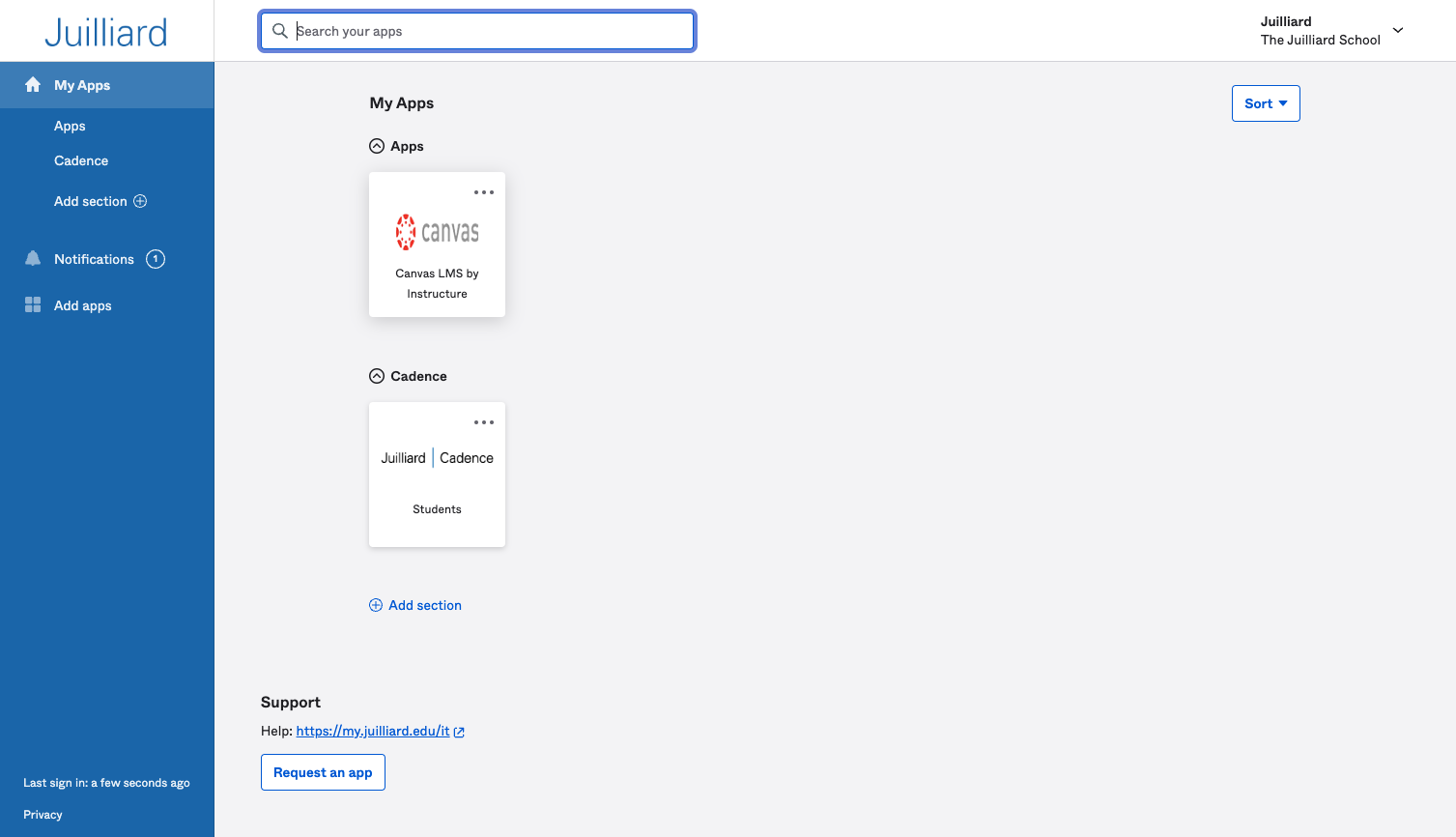 Click on Canvas LMS by Instructure