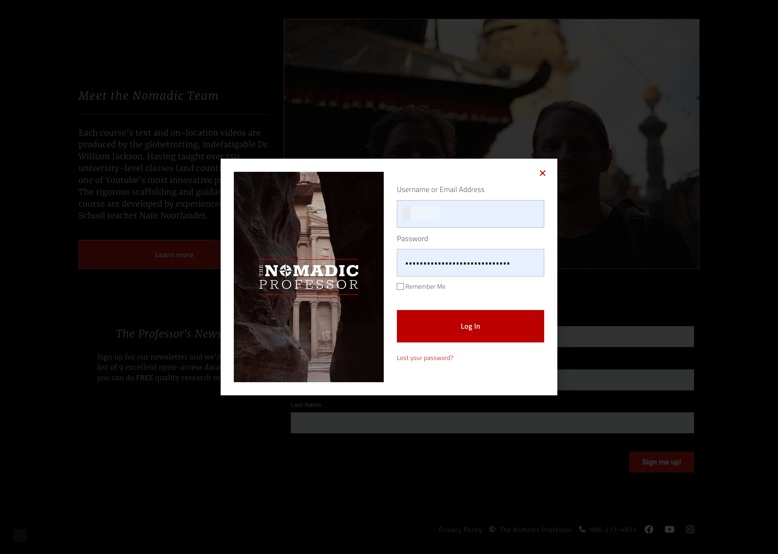 You can now log in