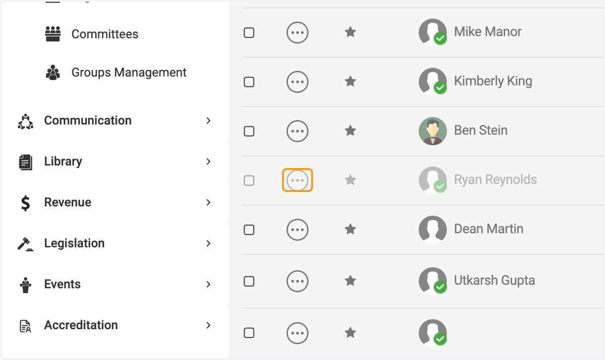 Click on 3 dots option button