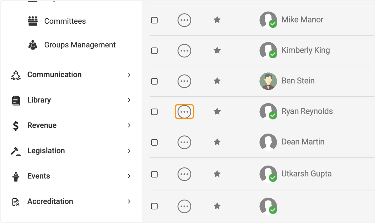 Click on 3 dots option button