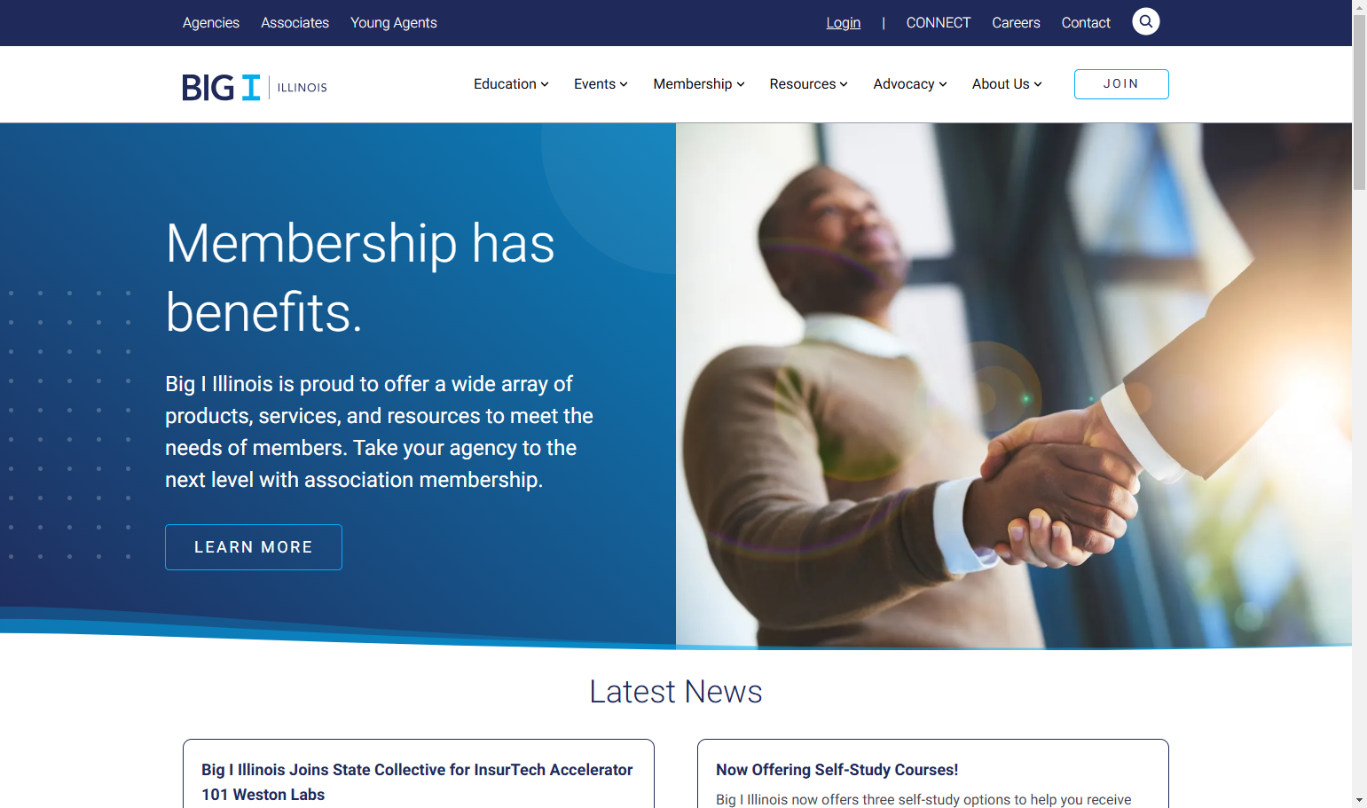 Login to the Big I Illinois website.