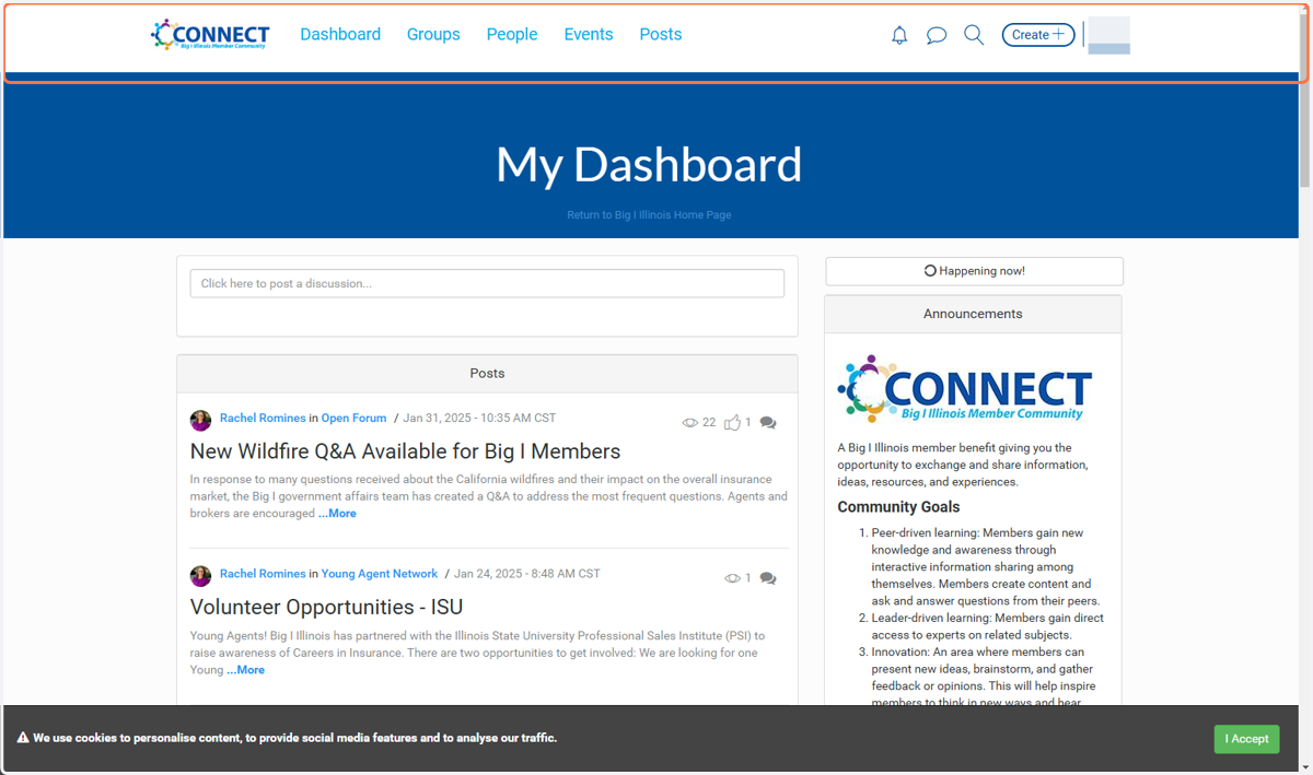 This is your dashboard.