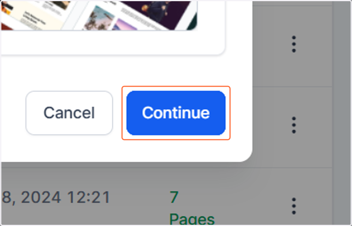 Click on Continue