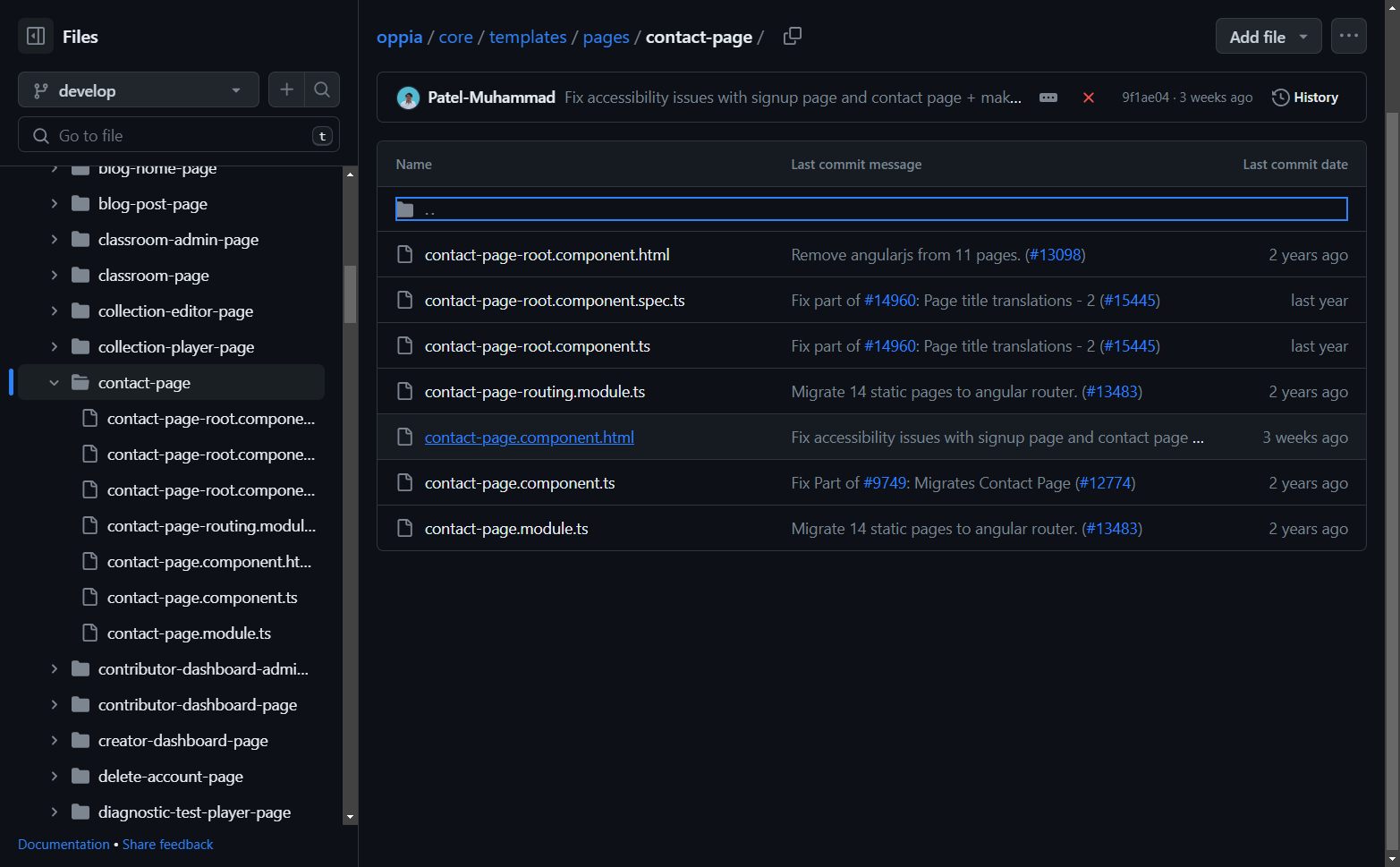 Click on contact-page.component.html