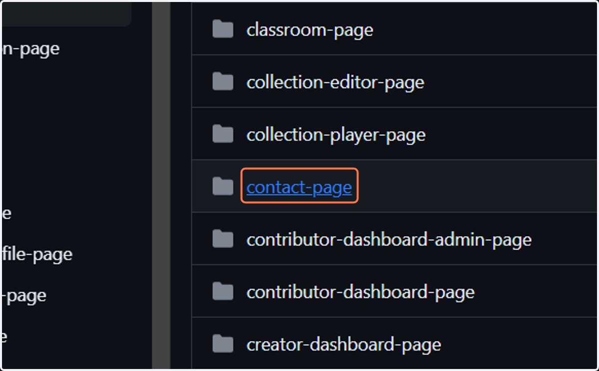 Click on contact-page