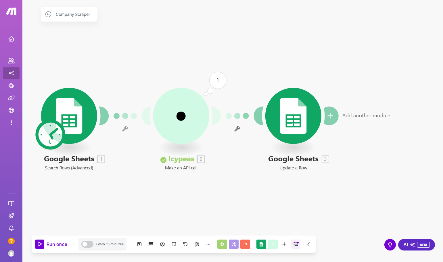 And eventually, you can add this to your workflow, or just run it one time.