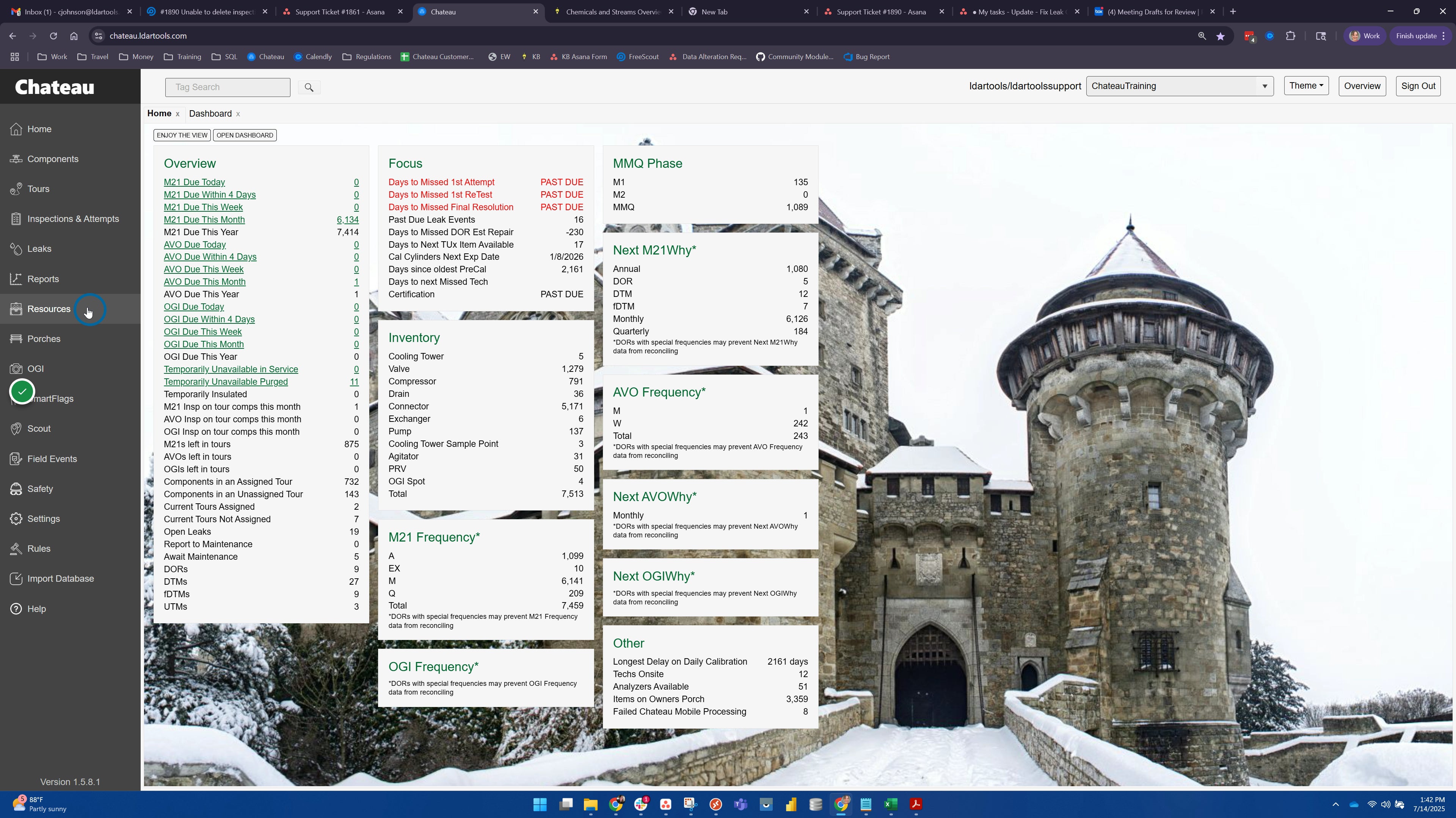 Click on Resources