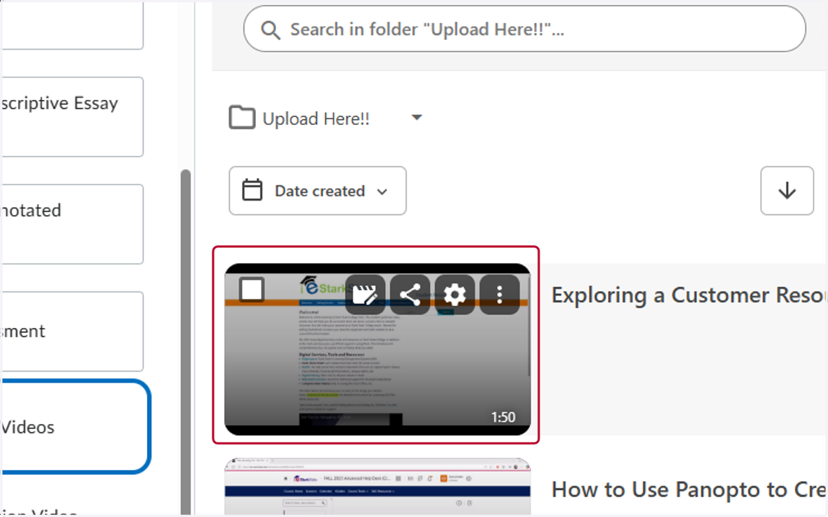 Click on the video, this will open it in a new tab on your browser.