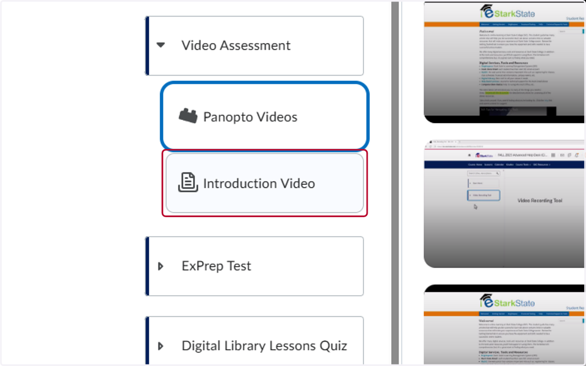 Go back to your class and click on the assignment you need to submit the recording to.