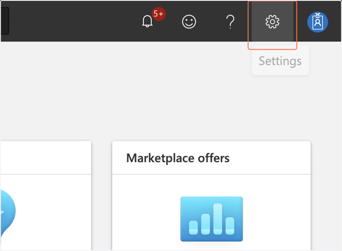Click on Settings