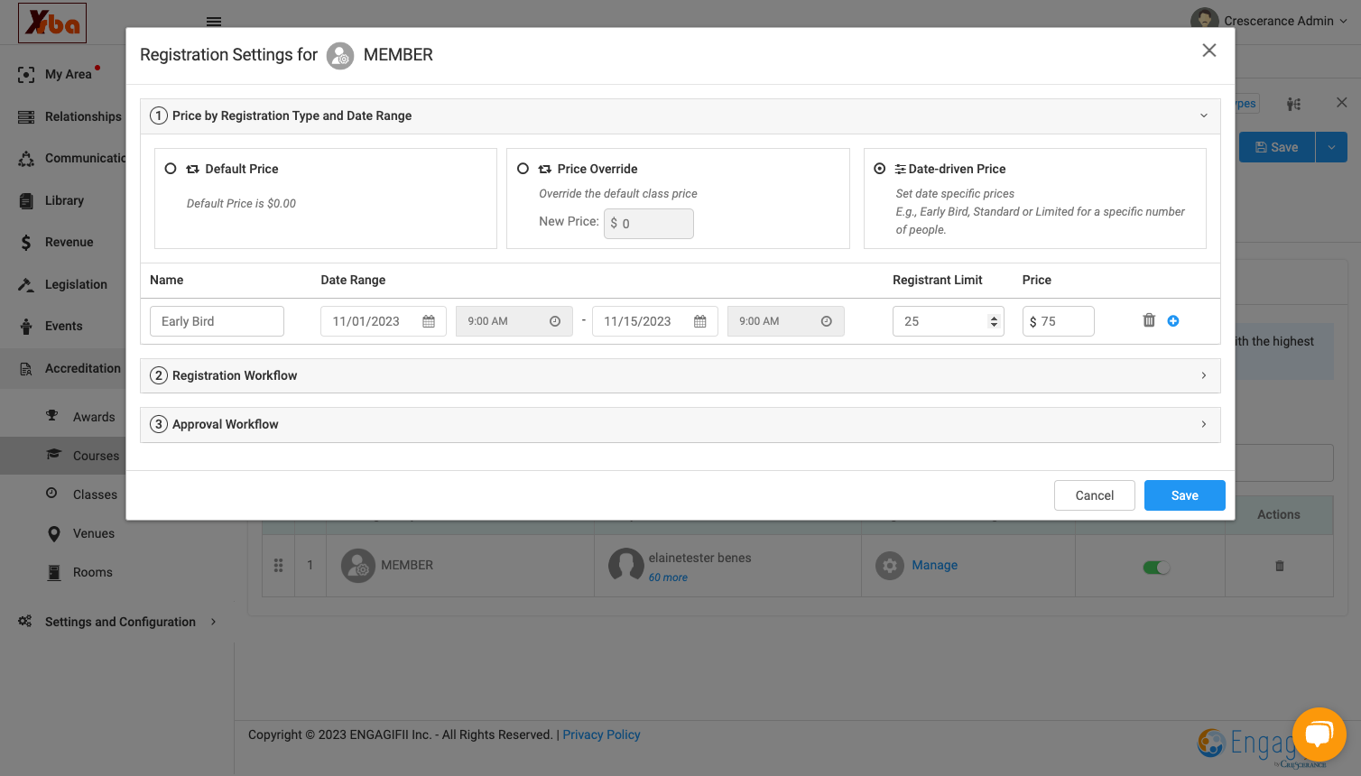 I would like to add the Regular Pricing so I am clicking here to add another pricing rule.