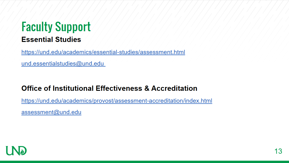 Faculty Support
