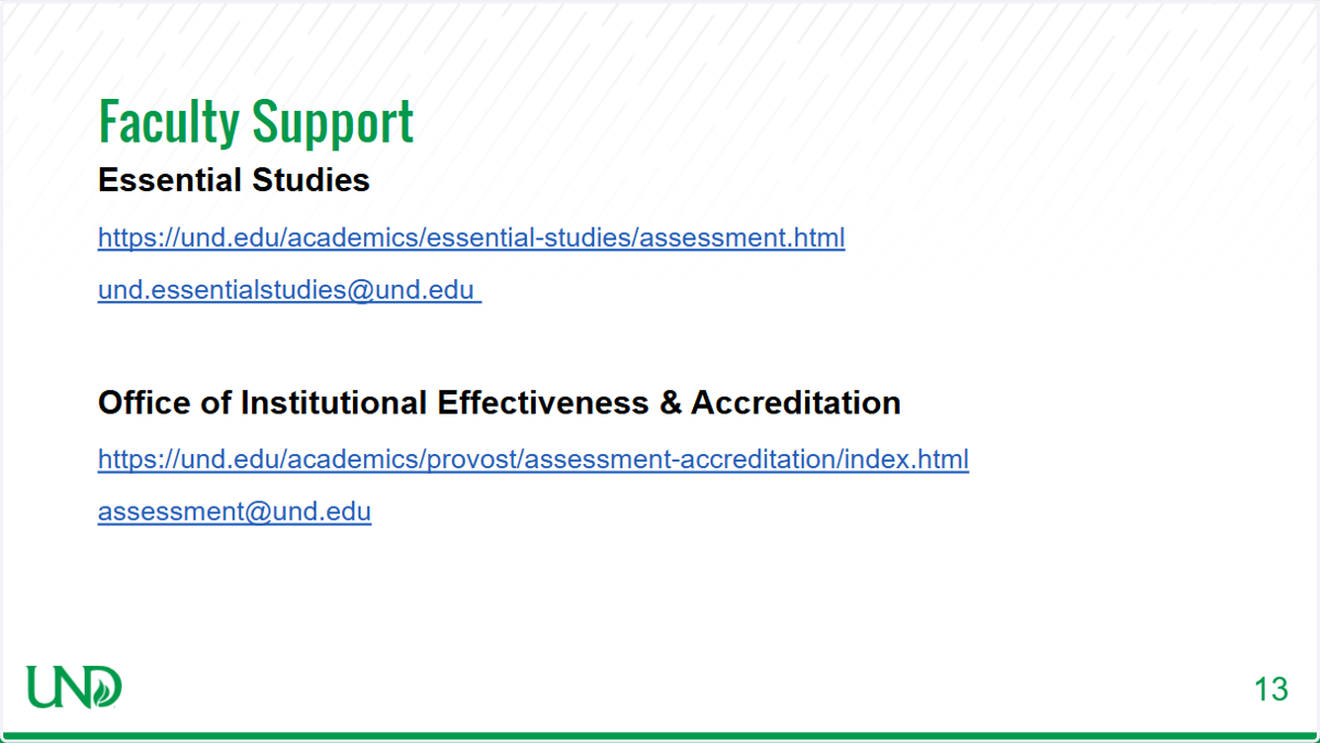 Faculty Support