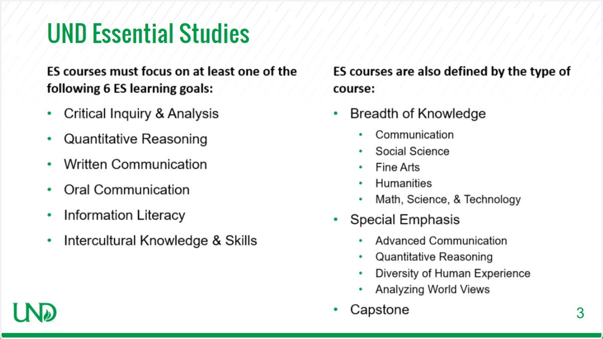 UND Essential Studies
