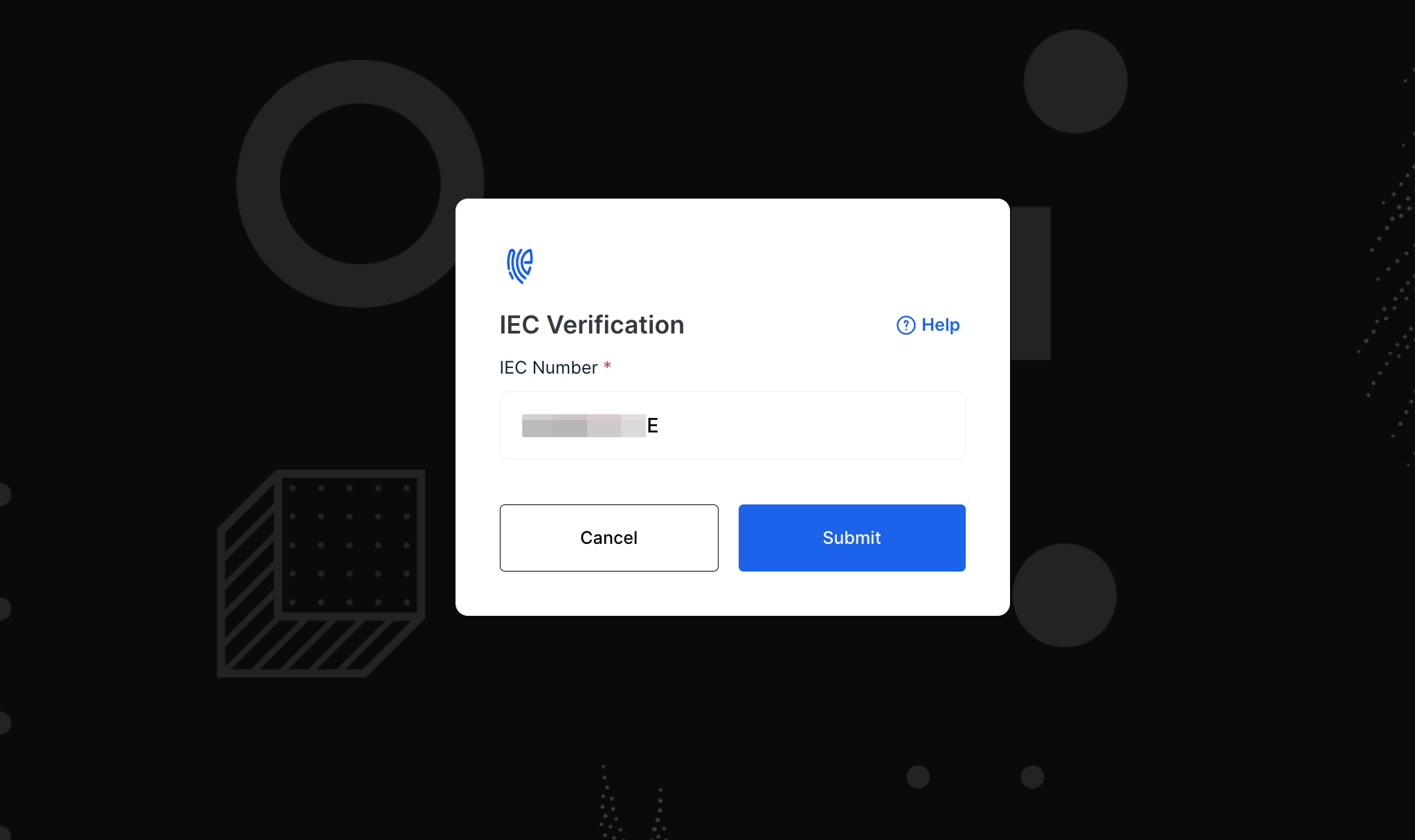 IEC License Number