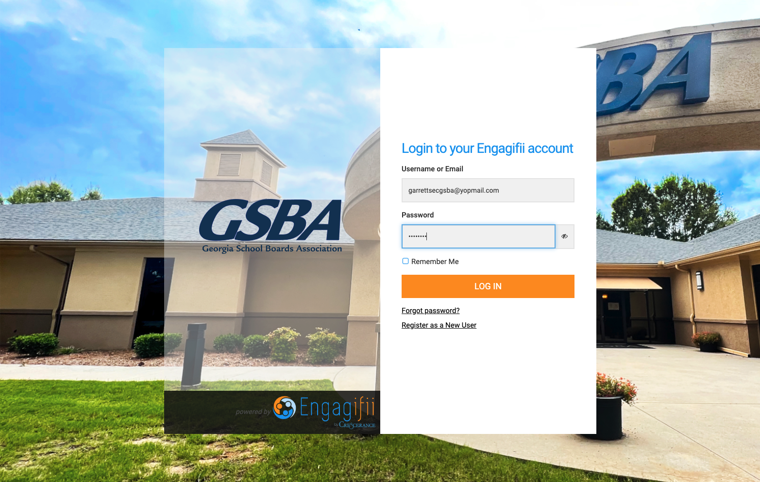 Click on Login to your Engagifii account…
