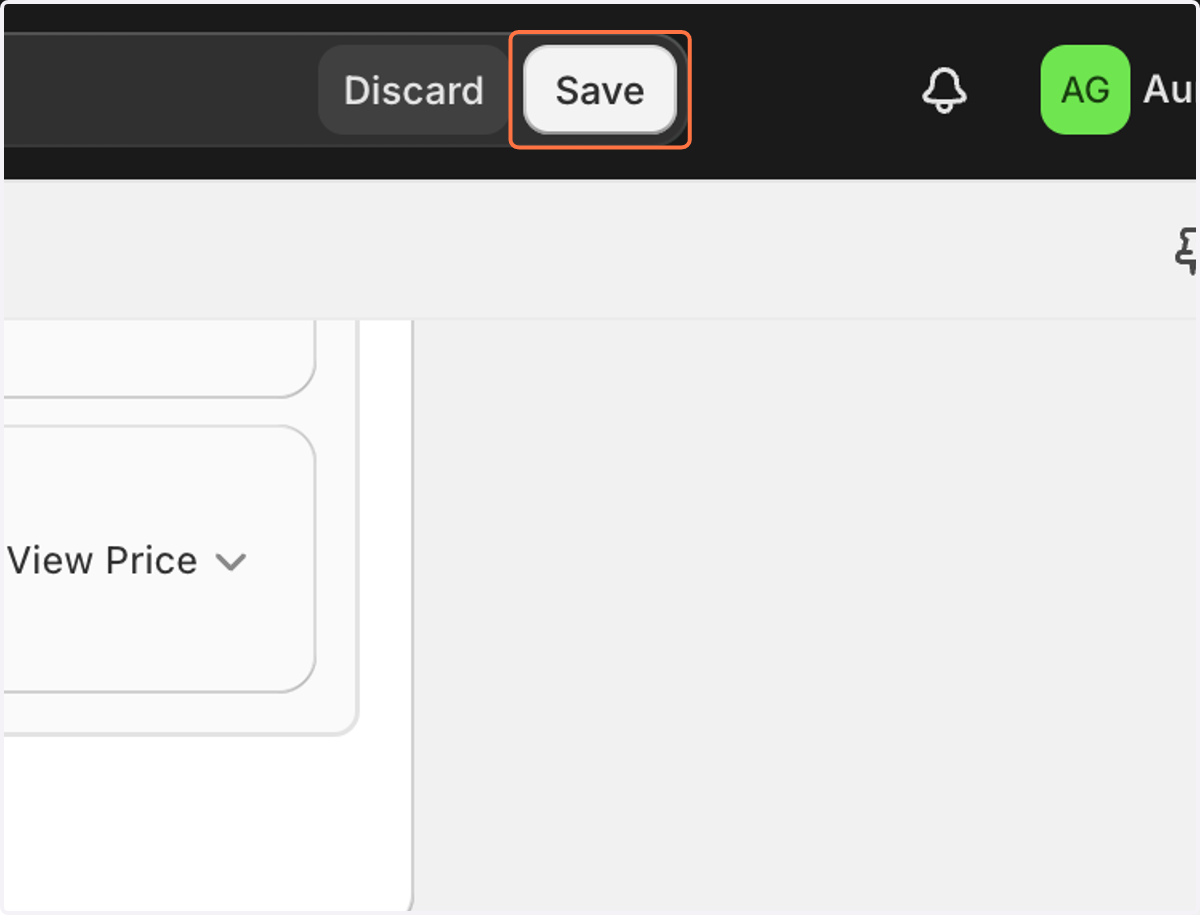 Click on Save