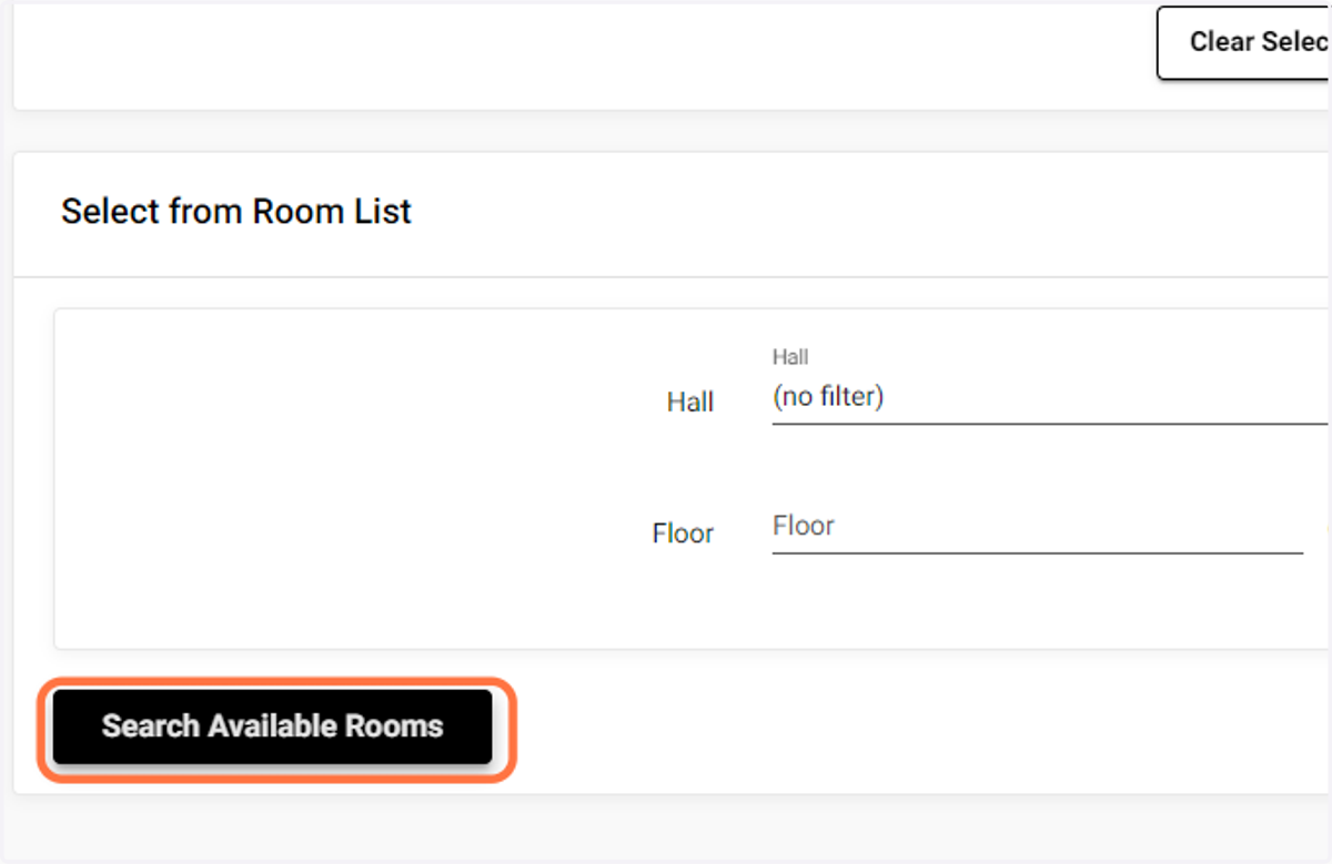 Click on Search Available Rooms