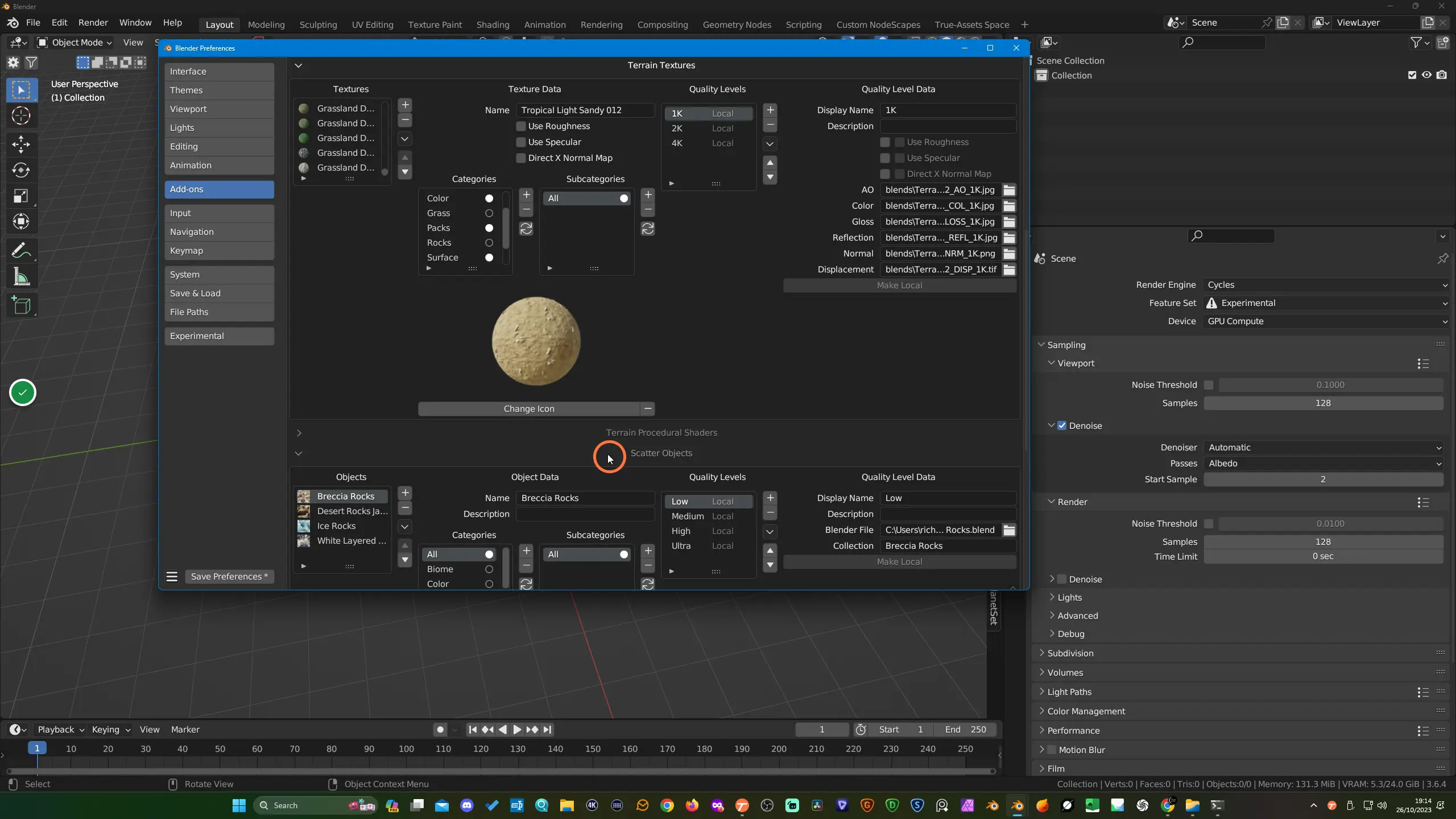 Check "Scatter Objects"